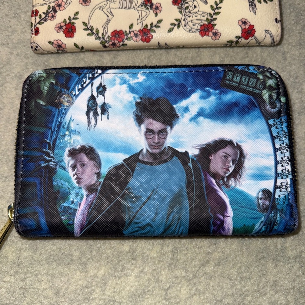Loungefly Harry Potter Unisex Flap Wallet Multicolor Prisoner of Azkaban Poster - Picture 5 of 11